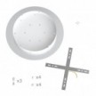 3 In-line Holes - EXTRA LARGE Round Ceiling Canopy Kit - Rose One System - PROMO