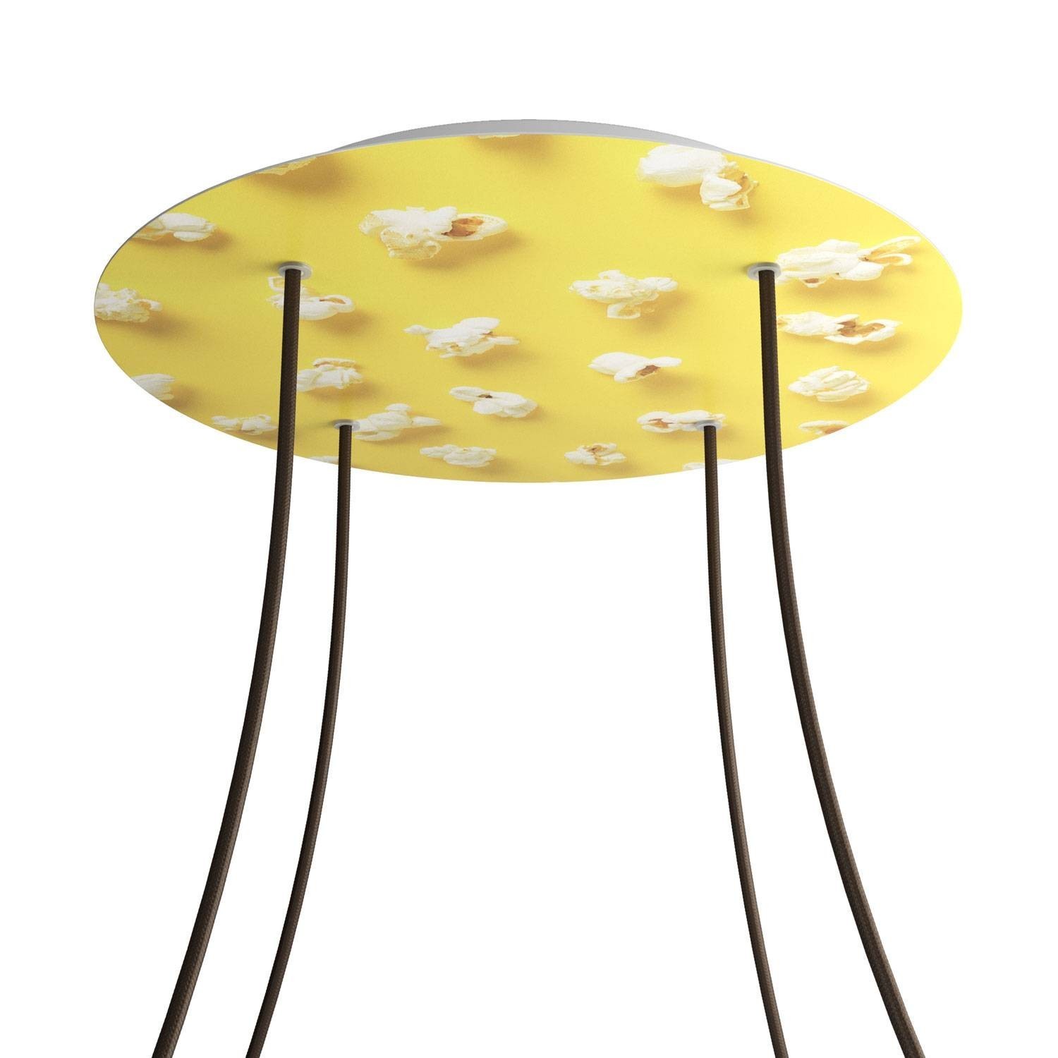 4 Holes - EXTRA LARGE Round Ceiling Canopy Kit - Rose One System - PROMO - Pop-Corn