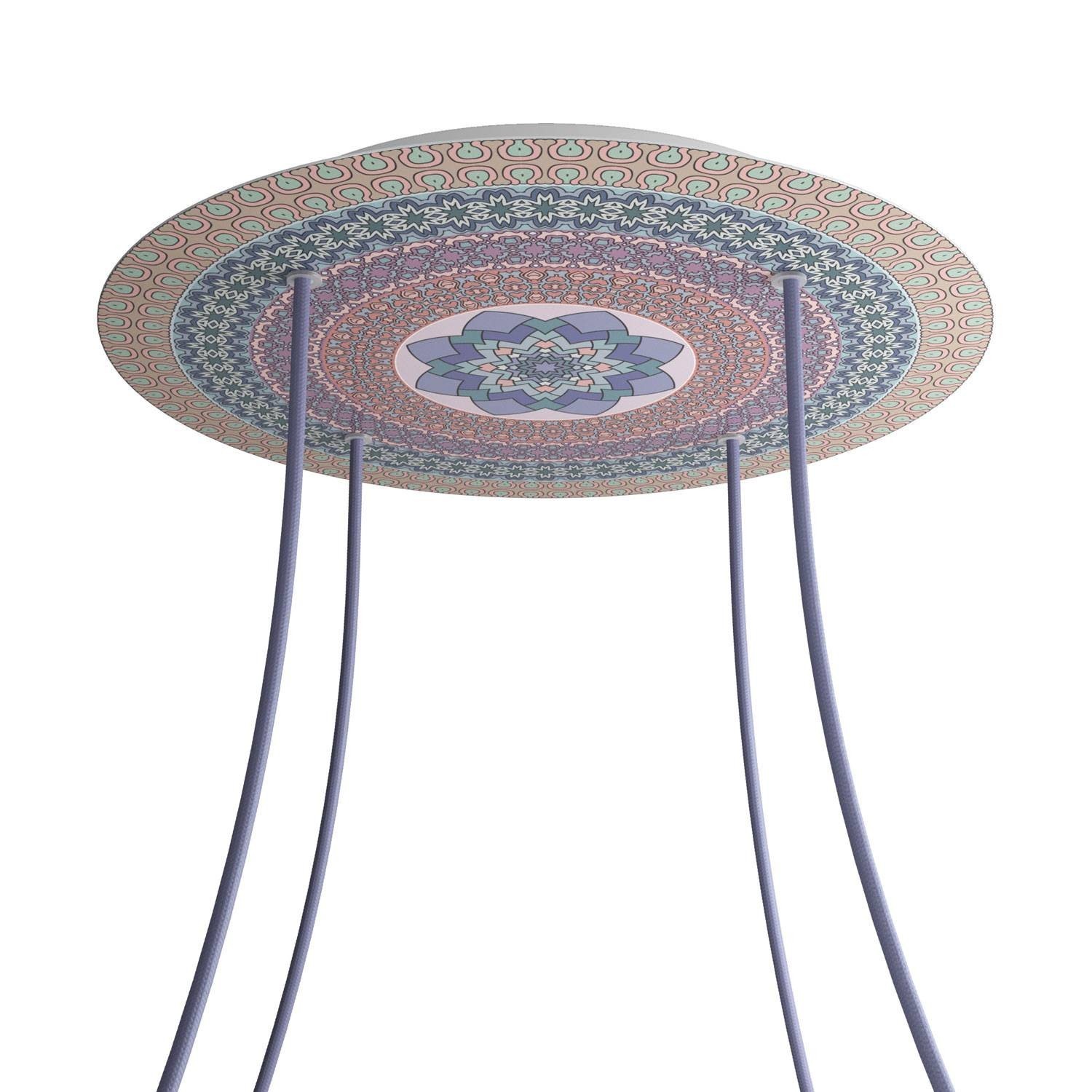 4 Holes - EXTRA LARGE Round Ceiling Canopy Kit - Rose One System - PROMO