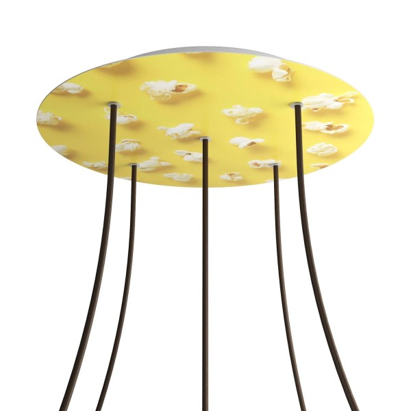 5 Holes - EXTRA LARGE Round Ceiling Canopy Kit - Rose One System - PROMO