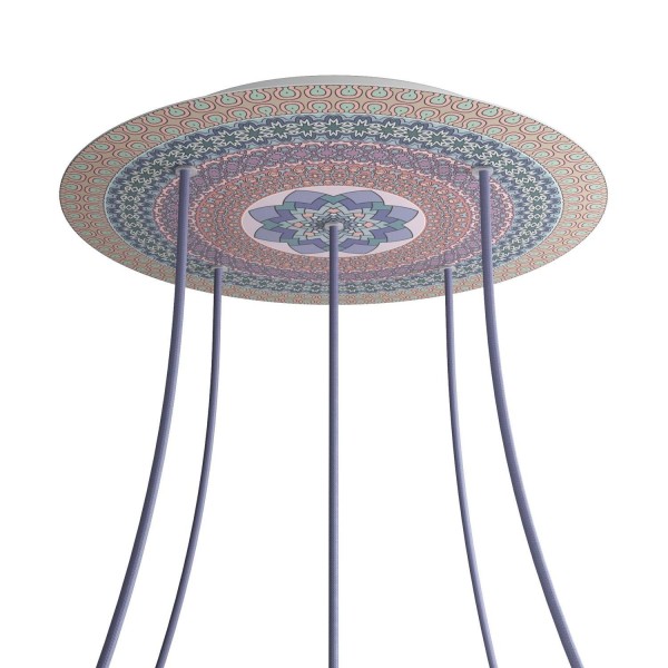 5 Holes - EXTRA LARGE Round Ceiling Canopy Kit - Rose One System - PROMO