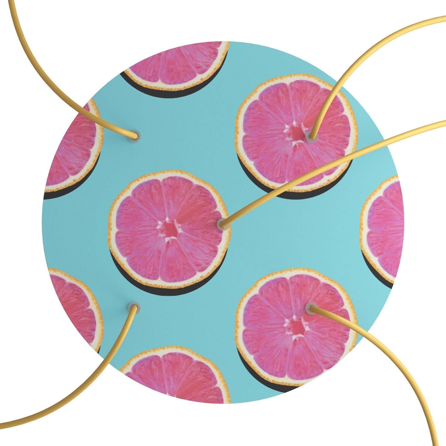 5 Holes - EXTRA LARGE Round Ceiling Canopy Kit - Rose One System - PROMO