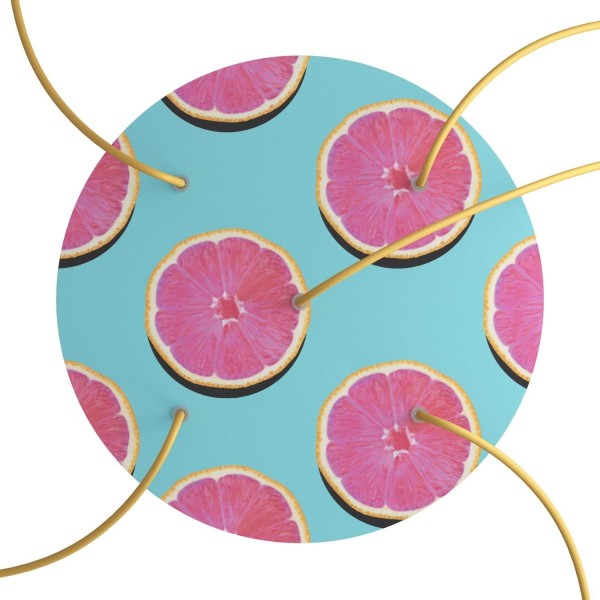 5 Holes - EXTRA LARGE Round Ceiling Canopy Kit - Rose One System - PROMO