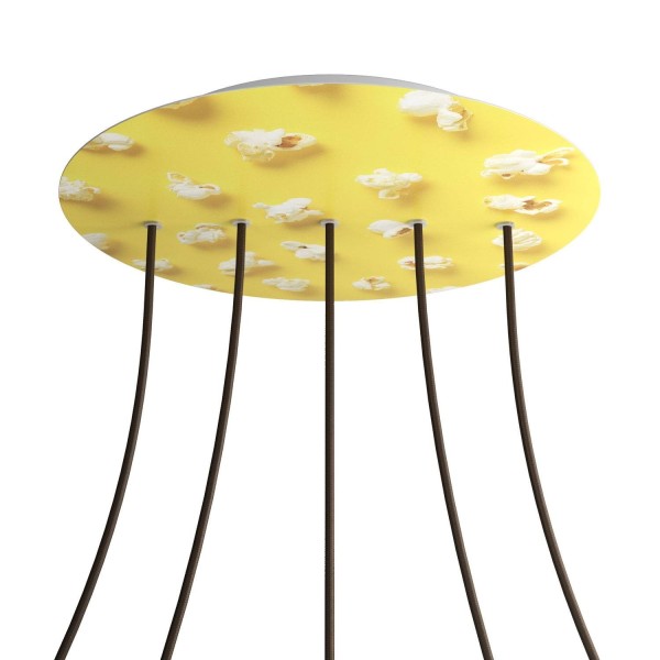 5 In-Line Holes - EXTRA LARGE Round Ceiling Canopy Kit - Rose One System - PROMO