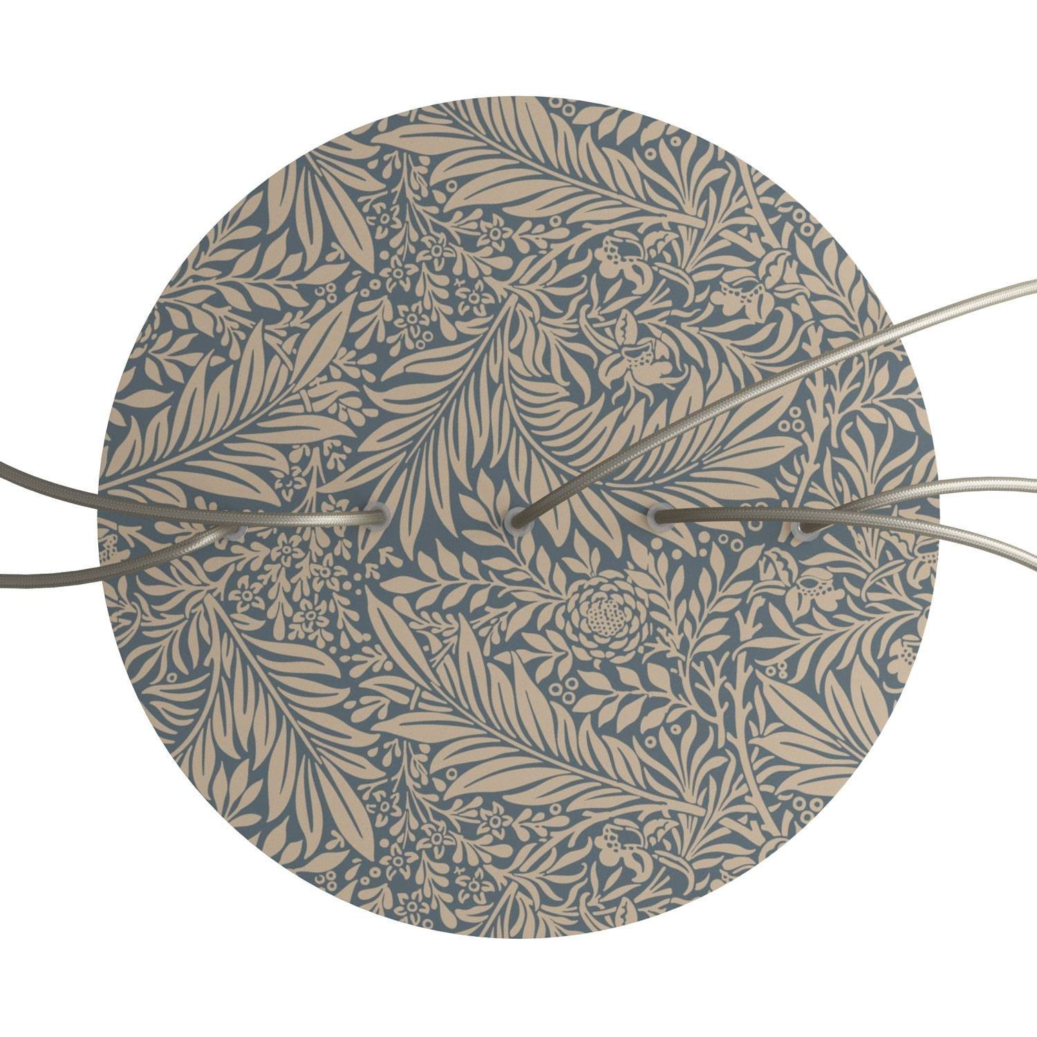 5 In-Line Holes - EXTRA LARGE Round Ceiling Canopy Kit - Rose One System - PROMO