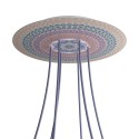 6 Holes - EXTRA LARGE Round Ceiling Canopy Kit - Rose One System - PROMO