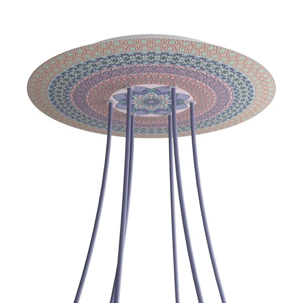 6 Holes - EXTRA LARGE Round Ceiling Canopy Kit - Rose One System - PROMO