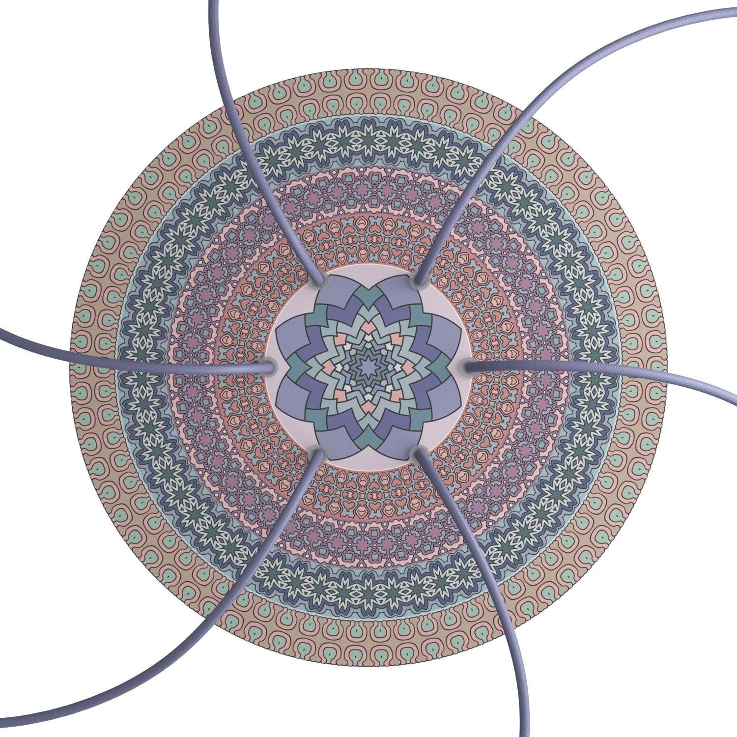 6 Holes - EXTRA LARGE Round Ceiling Canopy Kit - Rose One System - PROMO