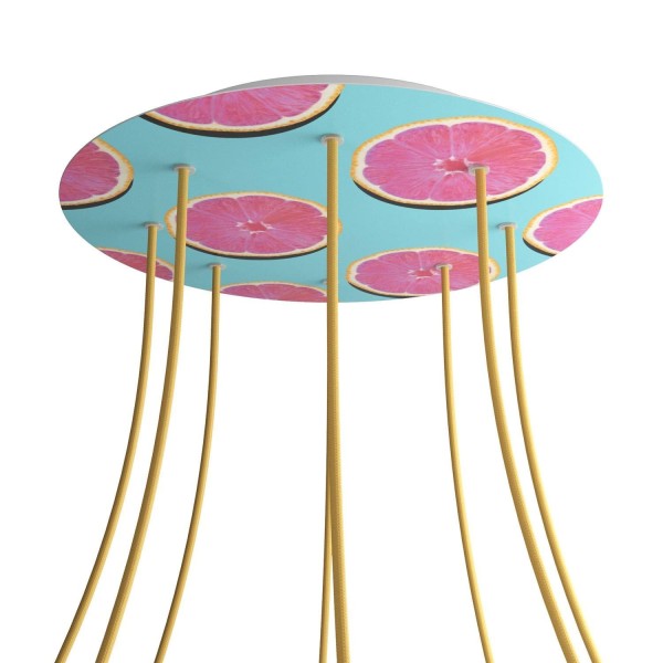 8 Holes - EXTRA LARGE Round Ceiling Canopy Kit - Rose One System - PROMO