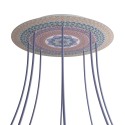 8 Holes - EXTRA LARGE Round Ceiling Canopy Kit - Rose One System - PROMO