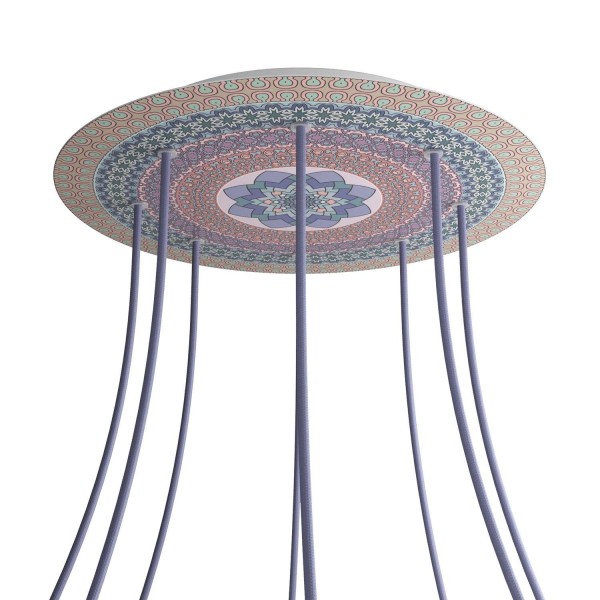 8 Holes - EXTRA LARGE Round Ceiling Canopy Kit - Rose One System - PROMO