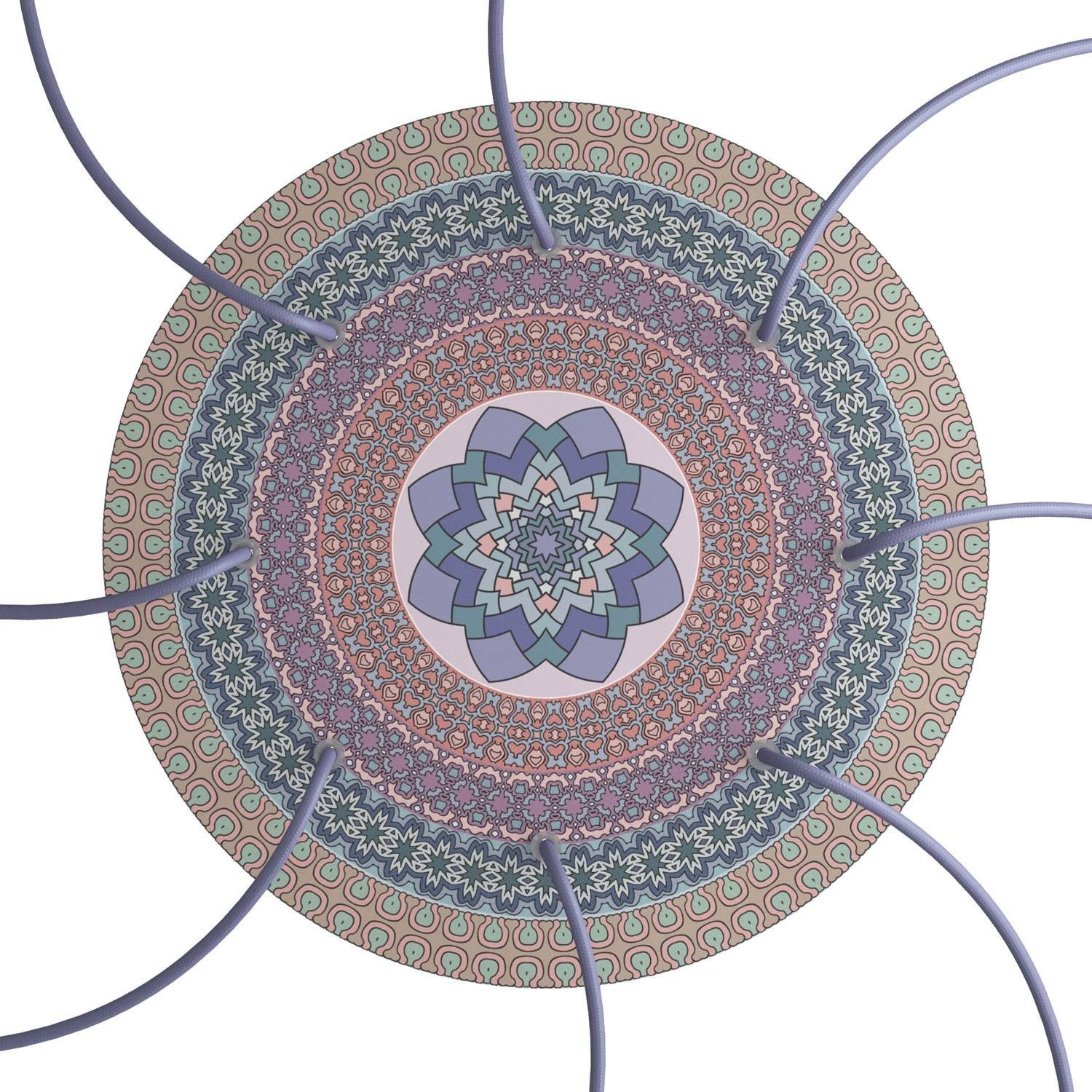 8 Holes - EXTRA LARGE Round Ceiling Canopy Kit - Rose One System - PROMO