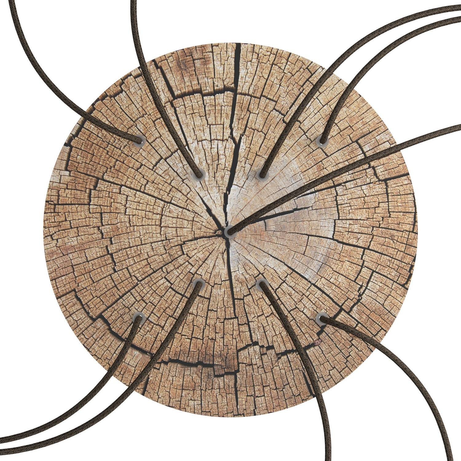 9 X-Shaped Holes - EXTRA LARGE Round Ceiling Canopy Kit - Rose One System - PROMO