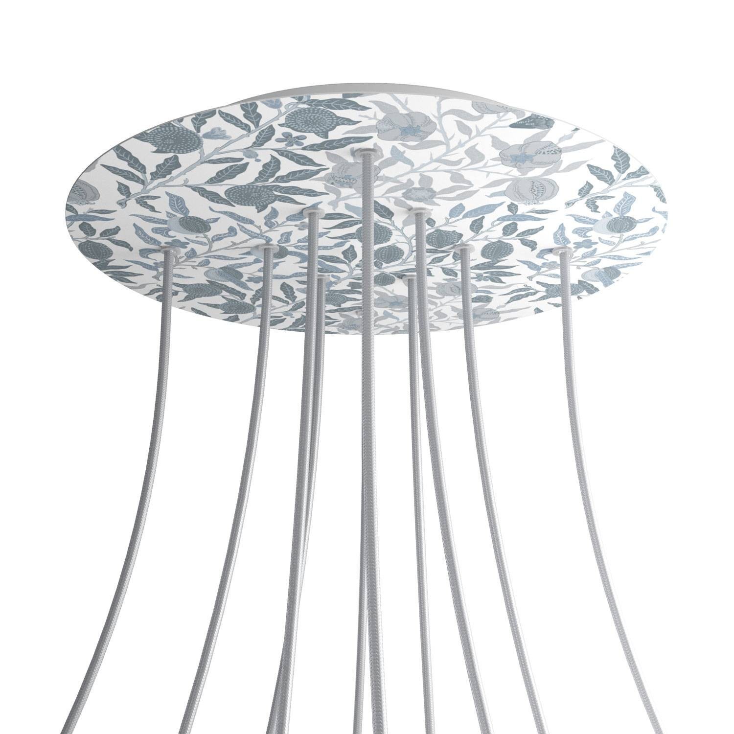 10 Holes - EXTRA LARGE Round Ceiling Canopy Kit - Rose One System - PROMO - Blossom
