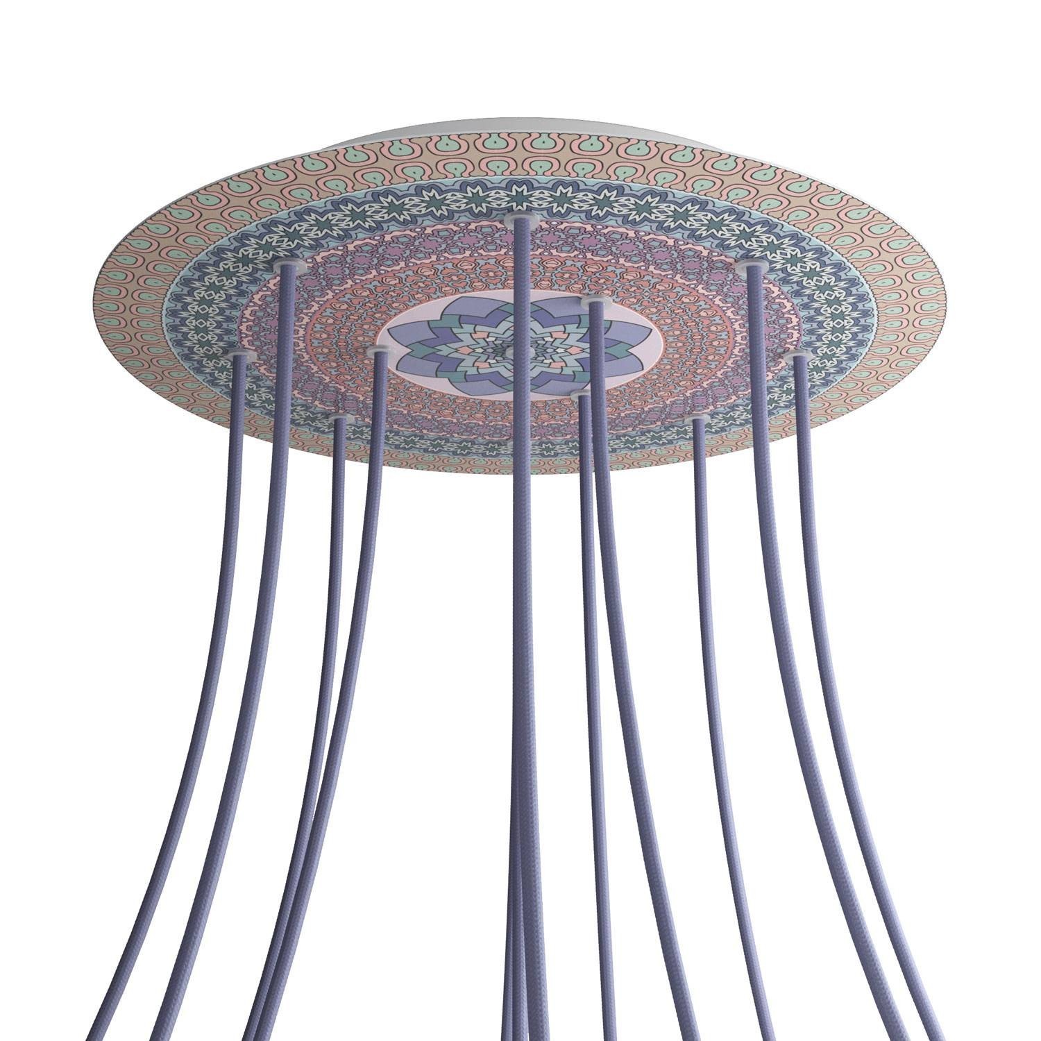 12 Holes - EXTRA LARGE Round Ceiling Canopy Kit - Rose One System - PROMO - Mandala Varanasi