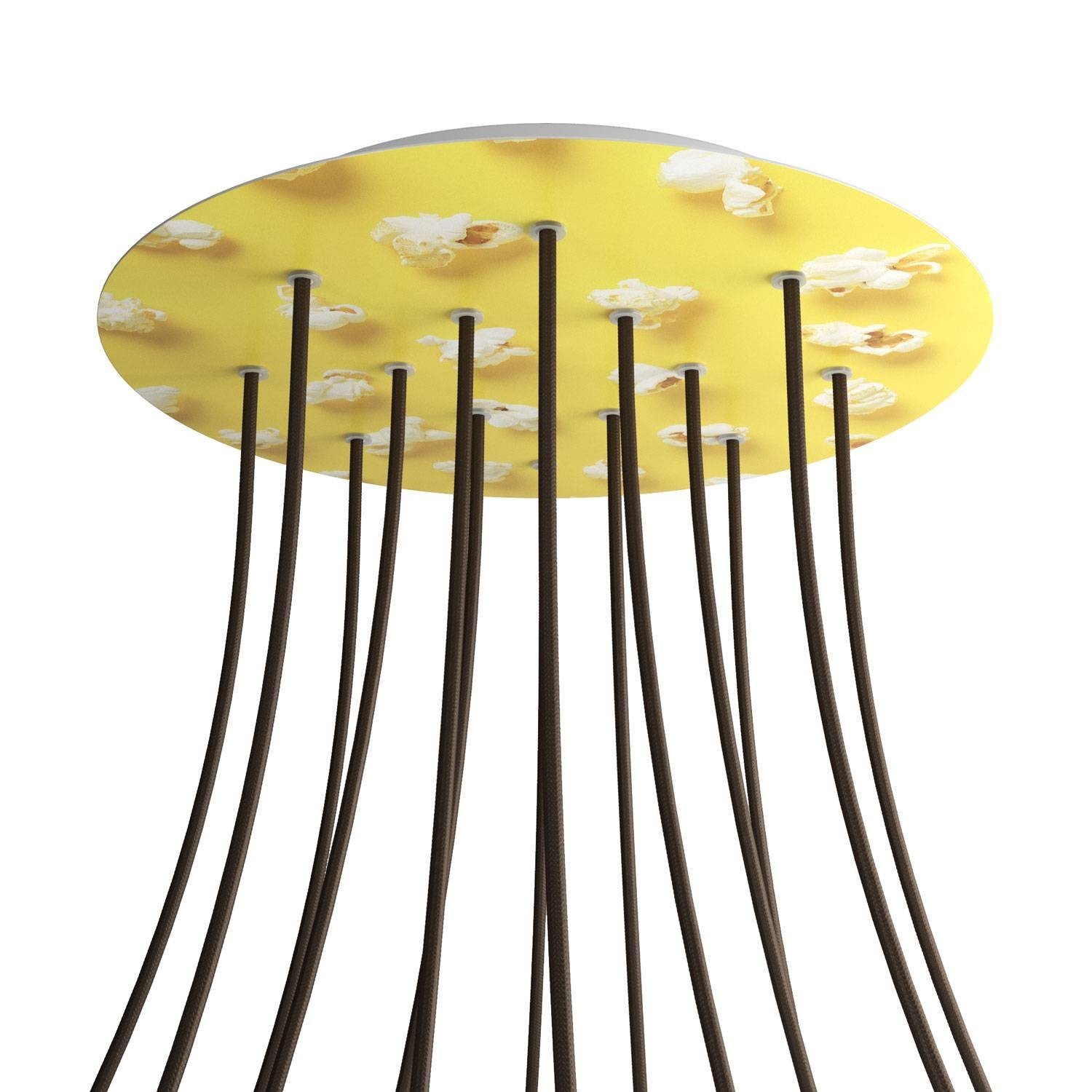 14 Holes - EXTRA LARGE Round Ceiling Canopy Kit - Rose One System - PROMO - Pop-Corn