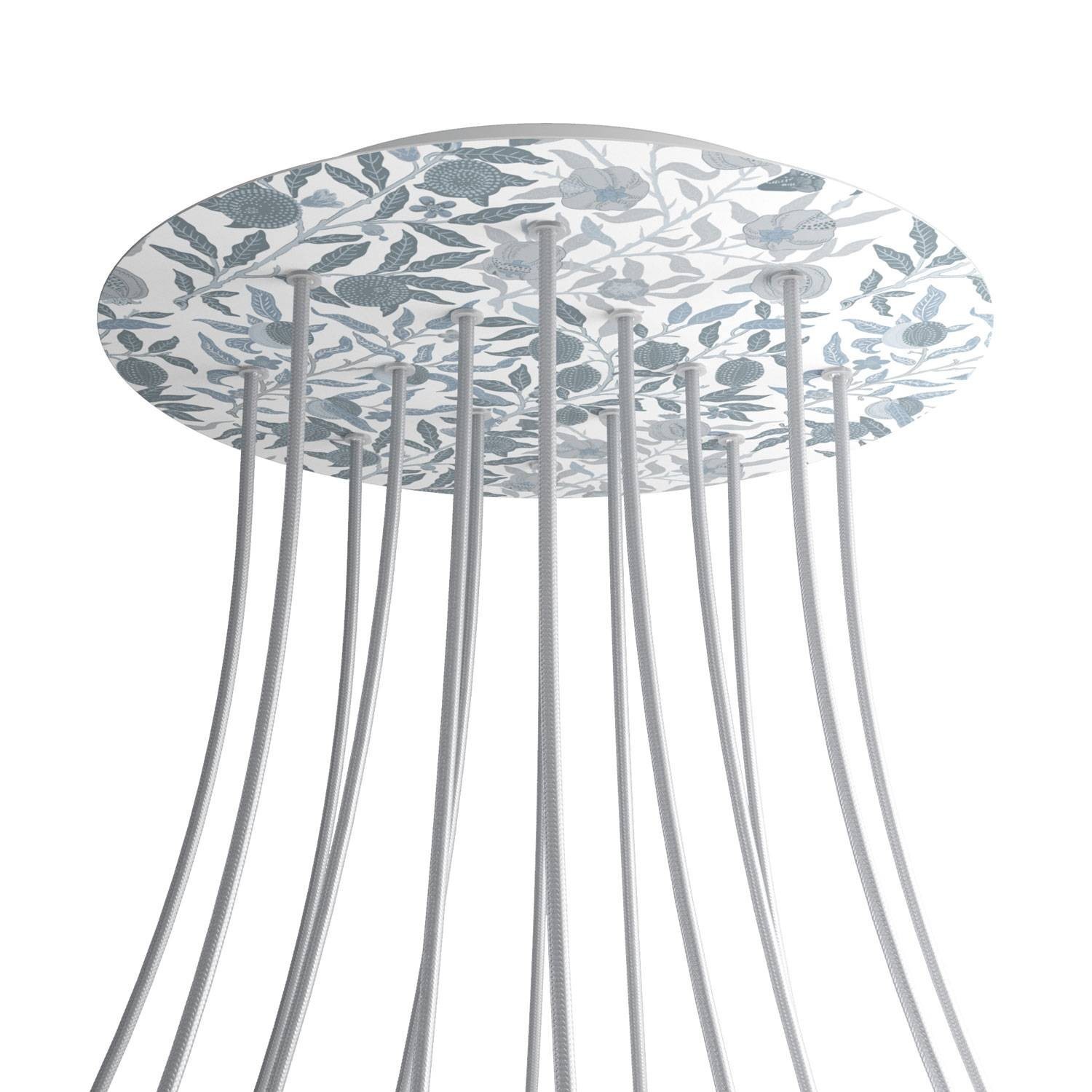14 Holes - EXTRA LARGE Round Ceiling Canopy Kit - Rose One System - PROMO - Blossom