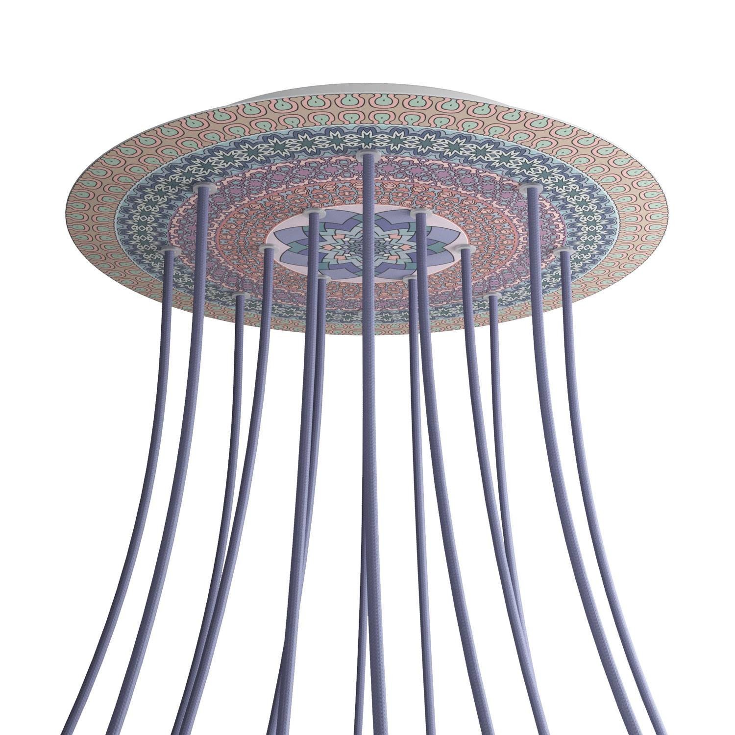 14 Holes - EXTRA LARGE Round Ceiling Canopy Kit - Rose One System - PROMO - Mandala Varanasi
