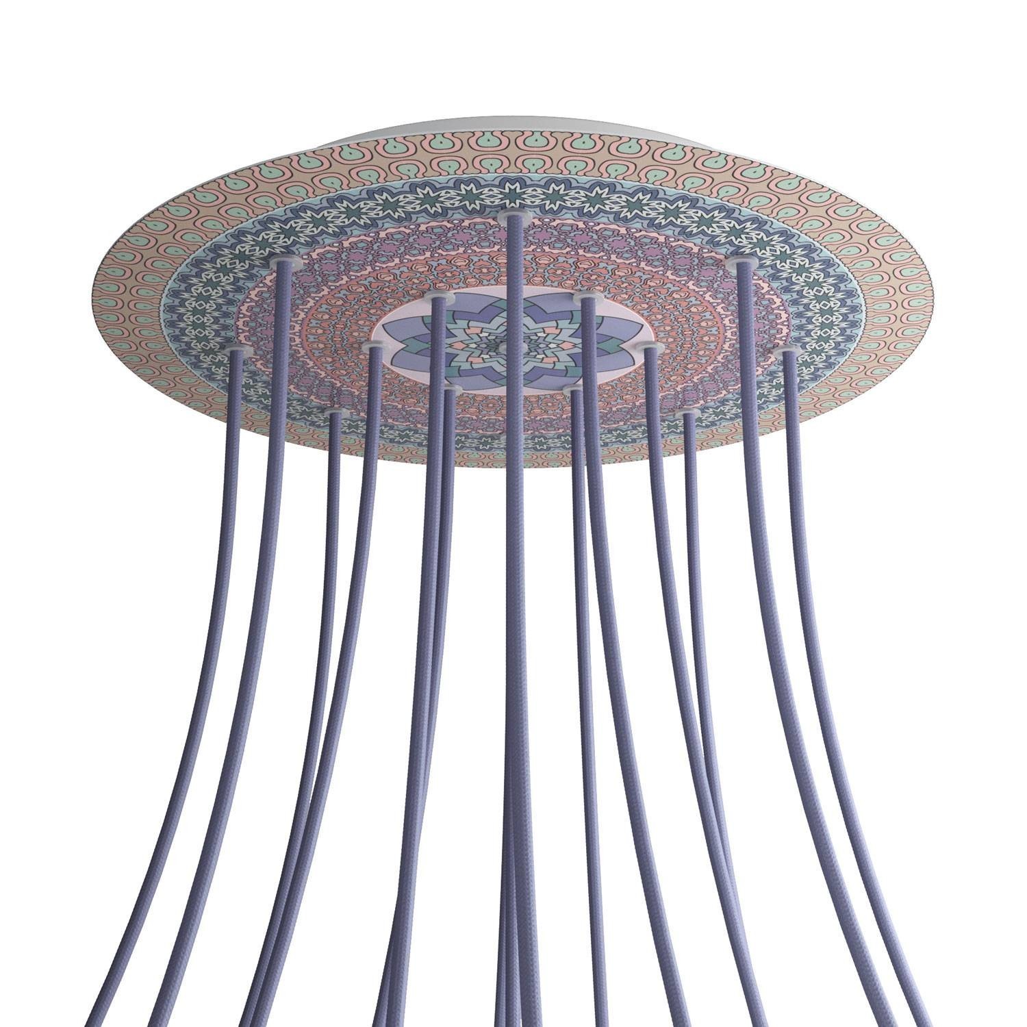 15 Holes - EXTRA LARGE Round Ceiling Canopy Kit - Rose One System - PROMO - Mandala Varanasi