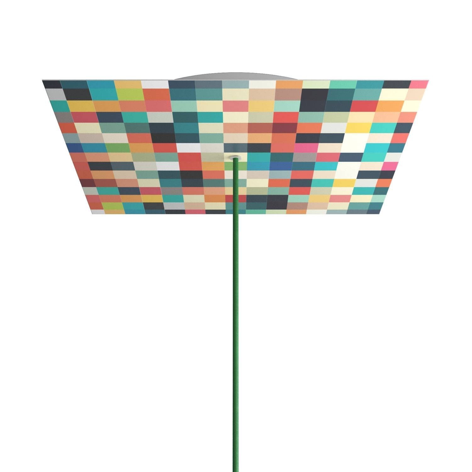 1 Hole - EXTRA LARGE Square Ceiling Canopy Kit - Rose One System - PROMO - Palette