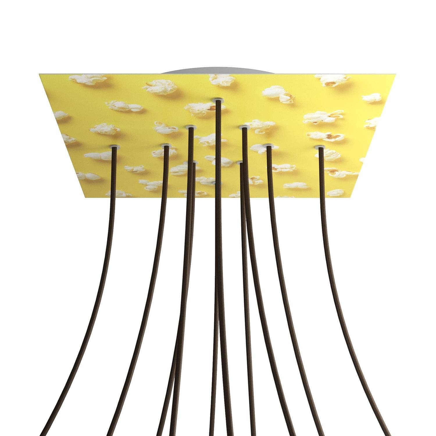 10 Holes - EXTRA LARGE Square Ceiling Canopy Kit - Rose One System - PROMO - Pop-Corn