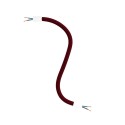 Kit Creative Flex flexible tube covered in Burgundy RM19 fabric with metal terminals