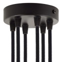 Classic 6-hole Round Metal Ceiling Canopy Kit