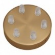 Classic 6-hole Round Metal Ceiling Canopy Kit