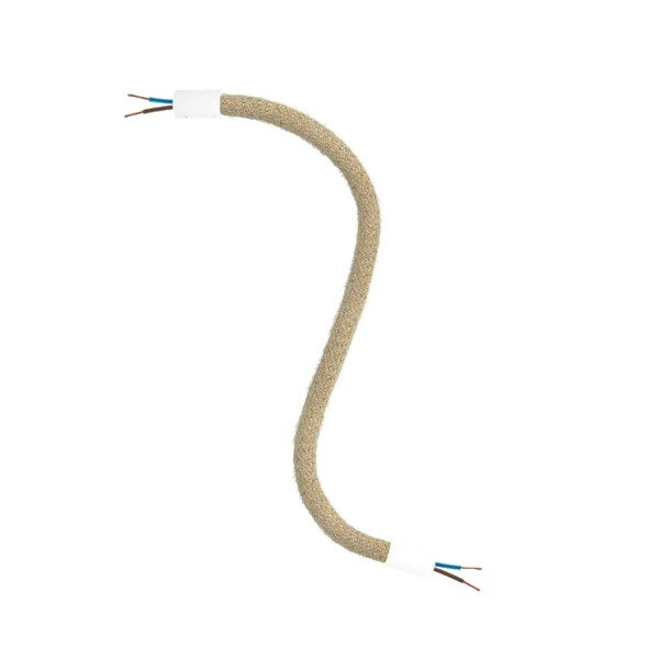 Kit Creative Flex flexible extension tube with RN06 Neutral jute covering and metal terminals