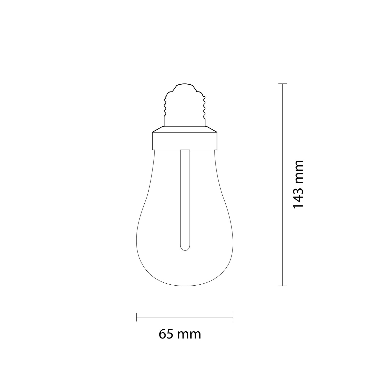 LED Light Bulb Plumen 002 6,5W 560Lm E26 2200K Dimmable