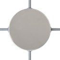 Classic Round Metal Ceiling Canopy Kit - Blank with 4 side holes
