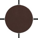 Classic Round Metal Ceiling Canopy Kit - Blank with 4 side holes
