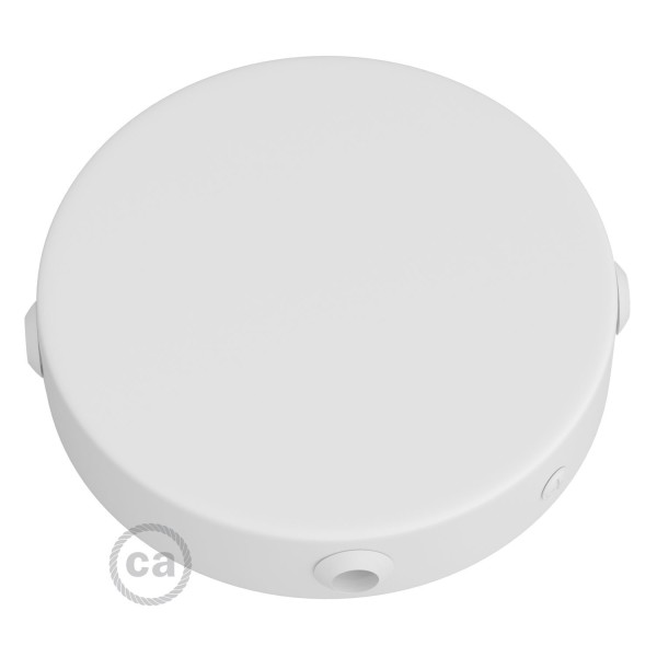 Classic Round Metal Ceiling Canopy Kit - Blank with 4 side holes