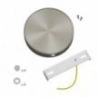 Classic Round Metal Ceiling Canopy Kit - Blank with 4 side holes