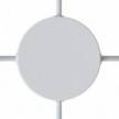 Classic Round Metal Ceiling Canopy Kit - Blank with 4 side holes