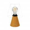 Portable and rechargeable Cabless11 lamp with Drop light bulb suitable with lampshade