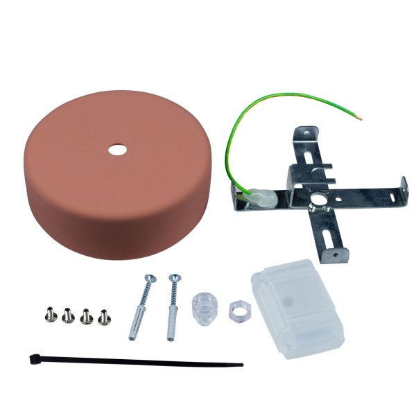 EIVA Cylindrical ceiling canopy kit suitable for wet locations - in soft touch silicone