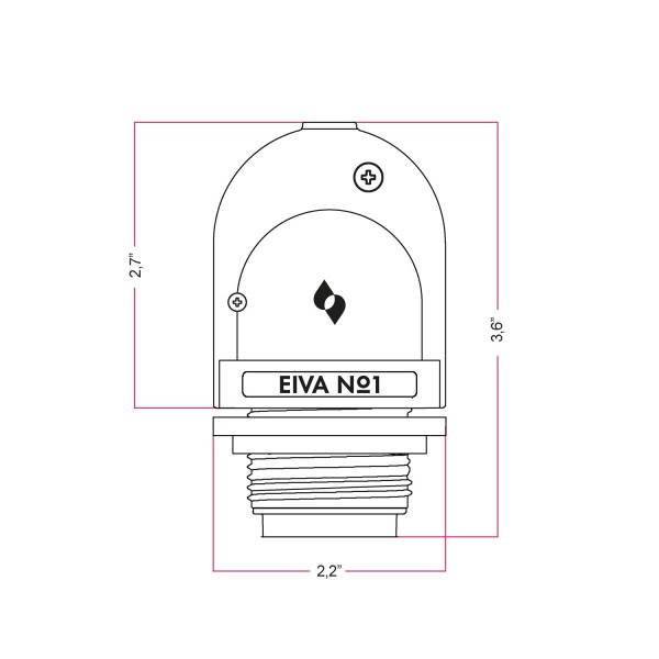 EIVA, the E26 socket suitable for wet locations