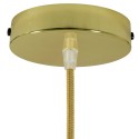 Classic 1-hole Round Metal Ceiling Canopy Kit