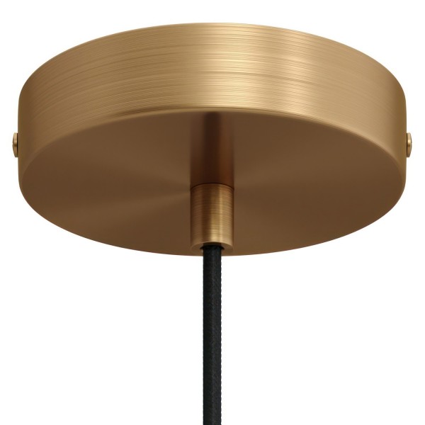 Classic 1-hole Round Metal Ceiling Canopy Kit