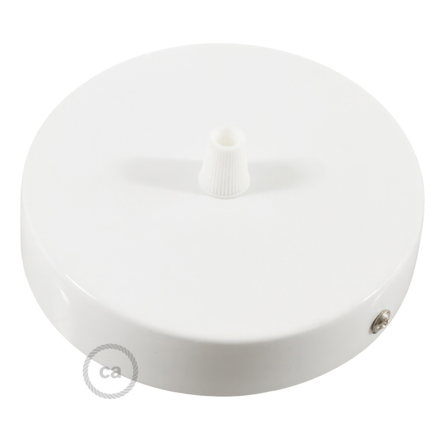Classic 1-hole Round Metal Ceiling Canopy Kit
