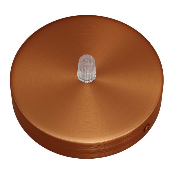 Classic 1-hole Round Metal Ceiling Canopy Kit