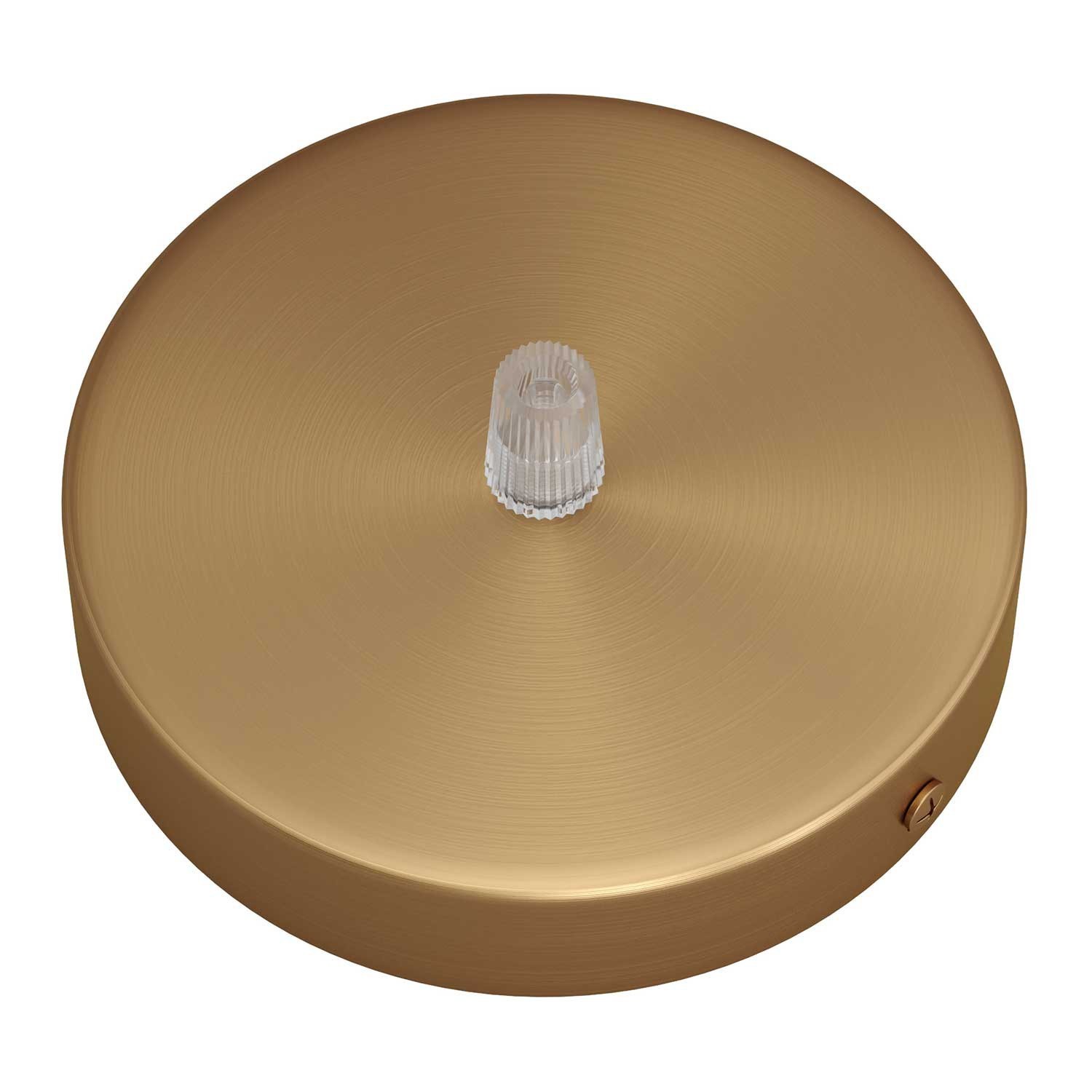 Classic 1-hole Round Metal Ceiling Canopy Kit
