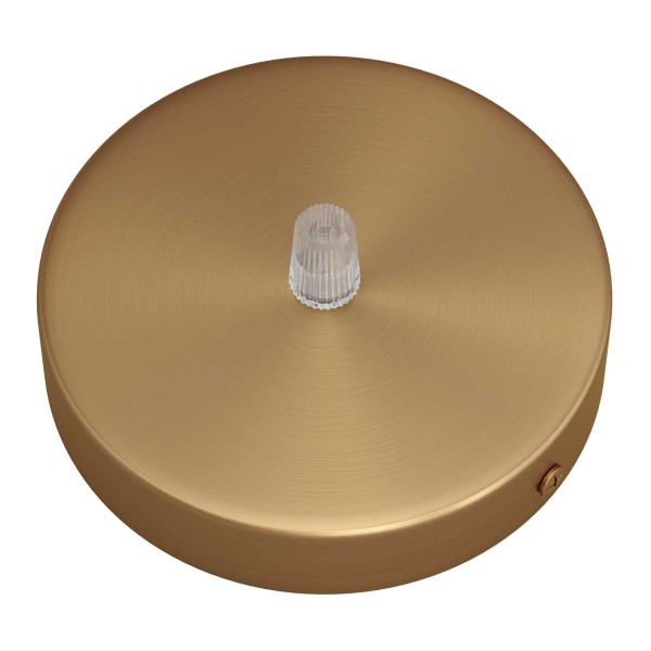 Classic 1-hole Round Metal Ceiling Canopy Kit