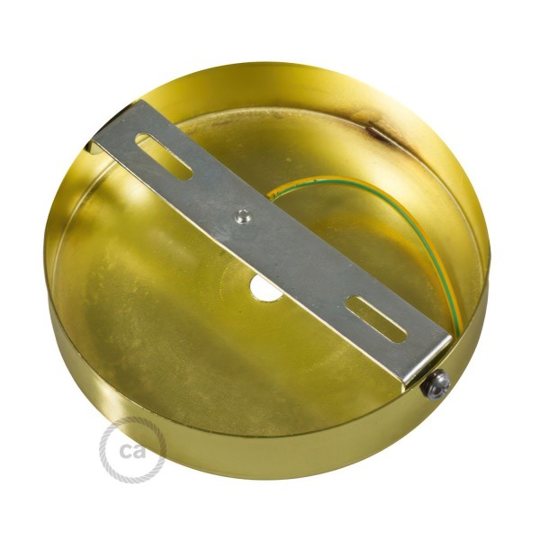 Classic 1-hole Round Metal Ceiling Canopy Kit