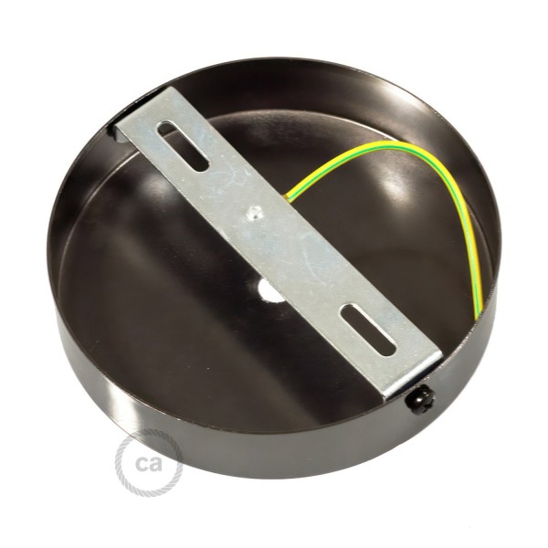 Classic 1-hole Round Metal Ceiling Canopy Kit