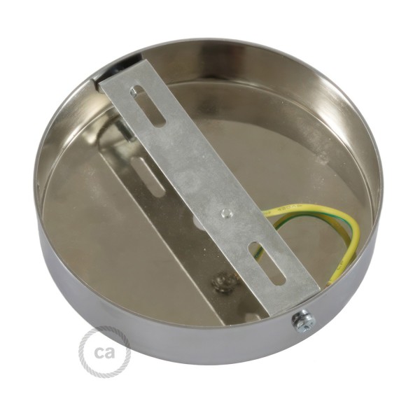 Classic 1-hole Round Metal Ceiling Canopy Kit