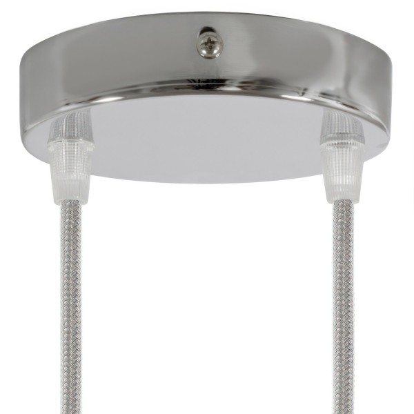 Classic 2-hole Round Metal Ceiling Canopy Kit