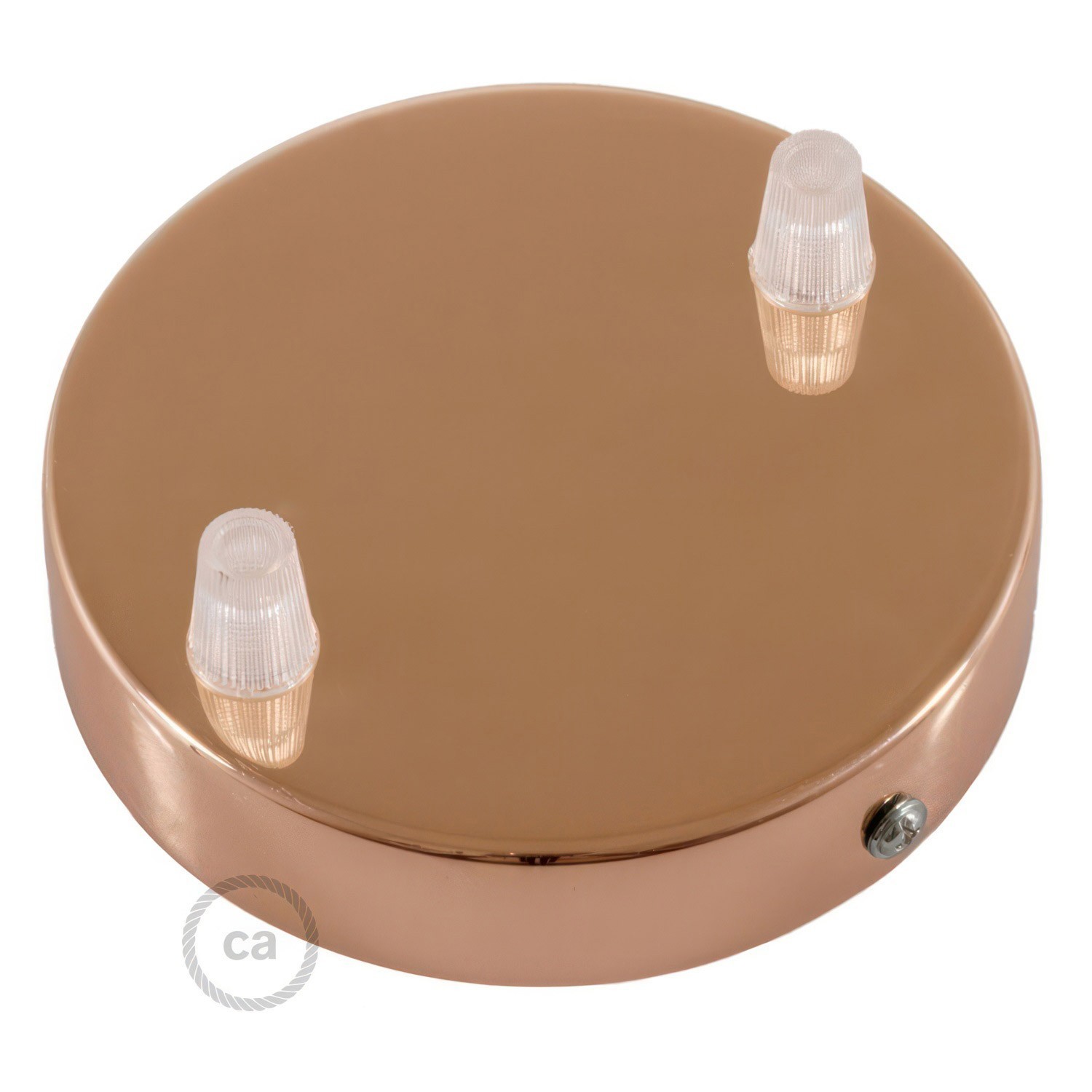 Classic 2-hole Round Metal Ceiling Canopy Kit