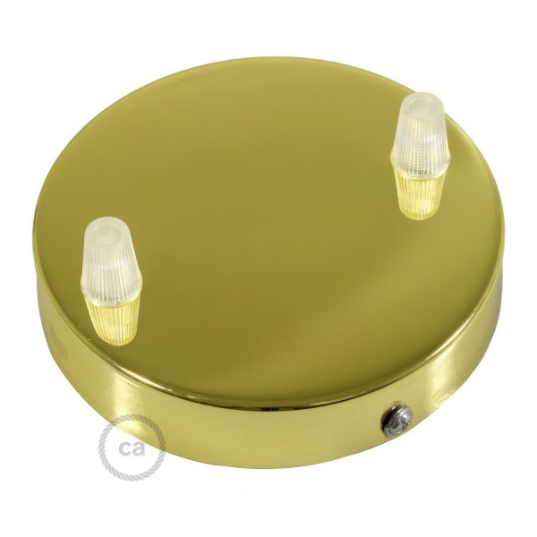 Classic 2-hole Round Metal Ceiling Canopy Kit